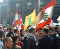 Hezbollah flag flown on Dublin march